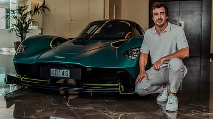 Fernando Alonso - Aston Martin Valkyrie - Auslieferung Monaco