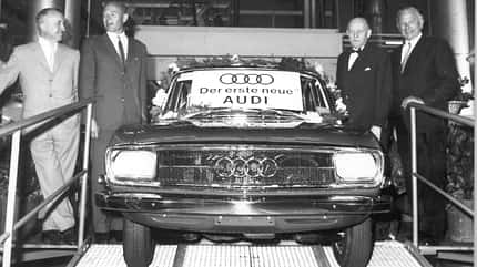 09/2024, Der erste neue Audi, Produktionsstart, Ingolstadt Produktionstart 1965 Ingolstadt Der erste neue Audi