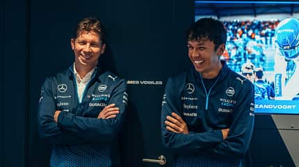 James Vowles & Alex Albon - Williams - Formel 1 2024 James Vowles & Alex Albon - Williams - Formel 1 2024