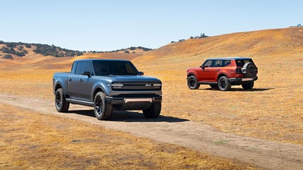 10/2024, Scout Terra E-Pick-up und Traveler E-SUV USA, AA - unzulosbare Autos Scout Terra E-Pick-up und Traveler E-SUV USA