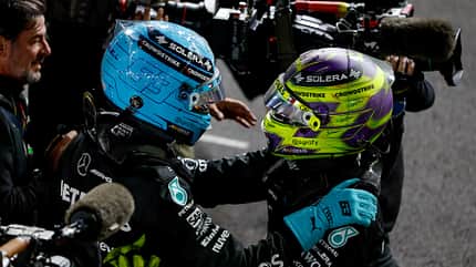 Lewis Hamilton & George Russell - GP Las Vegas 2024 Lewis Hamilton & George Russell - GP Las Vegas 2024