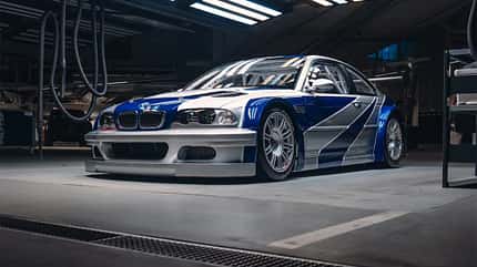 BMW M3 GTR (E46), Need For Speed, echtes Auto, 11/2024 Jetzt in echt: BMW M3 GTR (E46) aus Need For Speed.