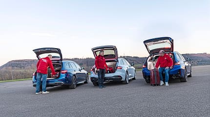 Mercedes C220d, Audi A5 Avant TDI, BMW 320d