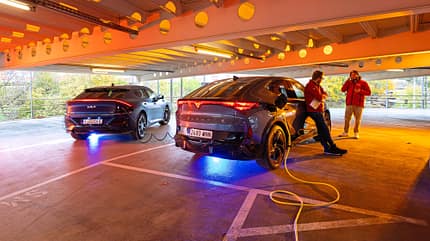 Cupra Tavascan VZ und Kia EV6 GT-Line, Vergleichstest, ams2624 Cupra Tavascan VZ und Kia EV6 GT-Line