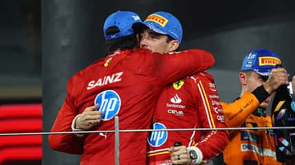 Carlos Sainz - Charles Leclerc - Ferrari - GP Abu Dhabi 2024 - Yas Marina - Formel 1 Carlos Sainz - Charles Leclerc - Ferrari - GP Abu Dhabi 2024 - Yas Marina - Formel 1