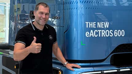 Tilman Morlock, Projektleiter Mercedes-Benz eActros 600 Tilman Morlock, Projektleiter Mercedes-Benz eActros 600