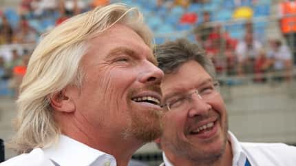 Formel 1 2009 - BrawnGP - Ross Brawn - Richard Branson Formel 1 2009 - BrawnGP - Ross Brawn - Richard Branson