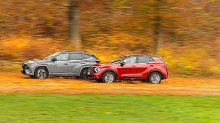 Hyundai Tucson und Kia Sportage, Vergleichstest, ams0125 Hyundai Tucson und Kia Sportage
