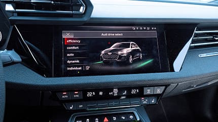 VW Golf, Audi A3, Cupra Leon, BMW 120 Vergleichstest, ams0225 Audi A3, Infotainment