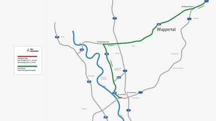01/2025, Autobahn Sperrung A1 Autobahn Sperrung A1