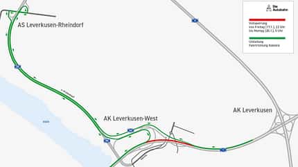 01/2025, Autobahn Sperrung A1 Autobahn Sperrung A1