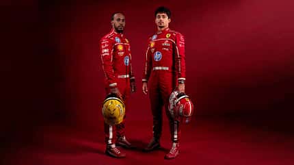 Ferrari - Lewis Hamilton & Charles Leclerc - Porträt 2025 Ferrari - Lewis Hamilton & Charles Leclerc - Porträt 2025