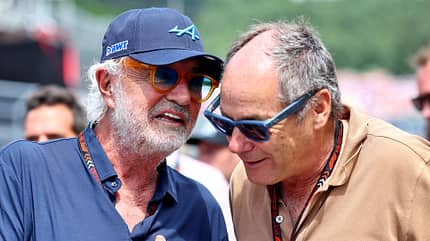 Gerhard Berger & Flavio Briatore - Formel 1 2024 Gerhard Berger & Flavio Briatore - Formel 1 2024