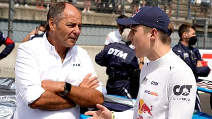 Gerhard Berger & Liam Lawson - DTM 2021 Gerhard Berger & Liam Lawson - DTM 2021