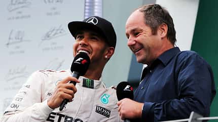 Gerhard Berger & Lewis Hamilton - Formel 1 2015 Gerhard Berger & Lewis Hamilton - Formel 1 2015