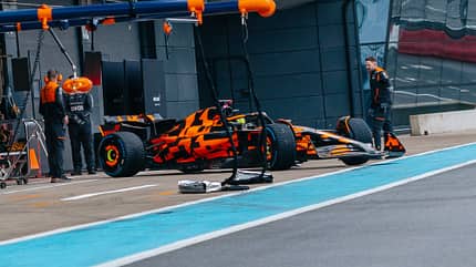 Lando Norris - McLaren MCL39 - Shakedown - Silverstone - 2025 Lando Norris - McLaren MCL39 - Shakedown - Silverstone - 2025