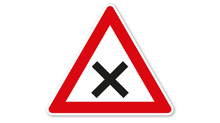 02/2025, Verkehrszeichen 102 "Rechts vor links" Verkehrszeichen 102 "Rechts vor links"