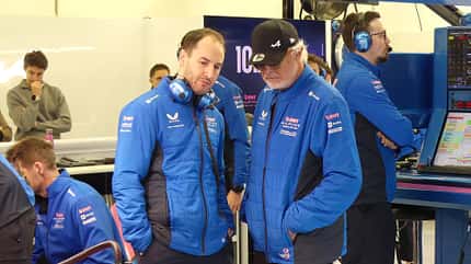 Oliver Oakes & Flavio Briatore - Alpine - F1-Test - Bahrain - 27. Februar 2025