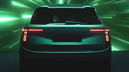 Skoda Space-BEV, Elektro-SUV, elektrischer Kodiaq, Vision 7S, drei Reihen, sieben Sitze, MEB, 03/2025 Siebensitziges Elektro-SUV Skoda Space-BEV