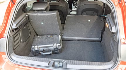 Renault Clio Hybrid, Toyota Yaris Hybrid, MG 3 Hybrid, Vergleichstest, ams0725 Renault Clio Hybrid, Kofferraum