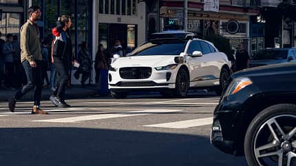 Waymo Jaguar I-Pace, 03/2025 Waymo Jaguar I-Pace