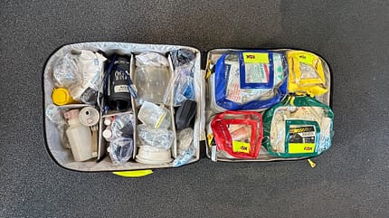 Mercedes Sprinter, Rettungswagen, Krankenwagen, Fahrtec, Sprinter City Spandau, 03/2025 Fahrtec Mercedes Sprinter Rettungswagen