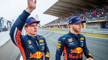 Max Verstappen & Pierre Gasly - Red Bull Max Verstappen & Pierre Gasly - Red Bull