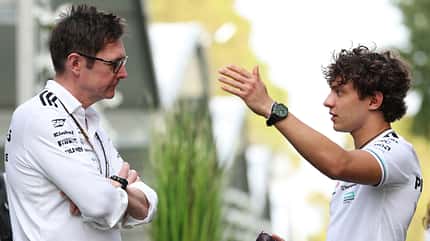 Andrea Kimi Antonelli & Andrew Shovlin - GP Australien 2025 Andrea Kimi Antonelli & Andrew Shovlin - GP Australien 2025