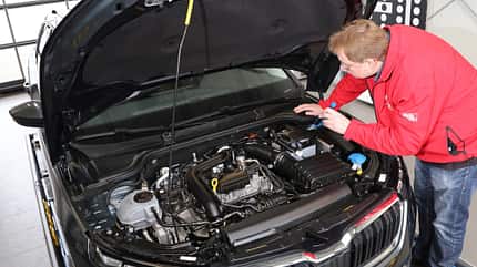 gebrauchtwagen, gebraucht, second hand, skoda, kamiq, skoda kamiq, mqb, vw, volkswagen, werkstatt, hebebühne Gebrauchtwagencheck Skoda Kamiq