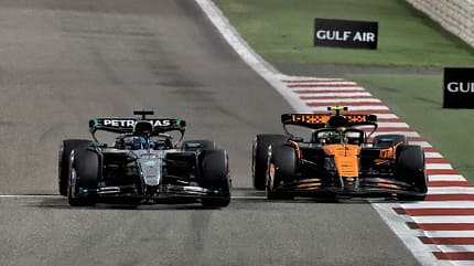 George Russell vs. Lando Norris - GP Bahrain 2025 George Russell vs. Lando Norris - GP Bahrain 2025