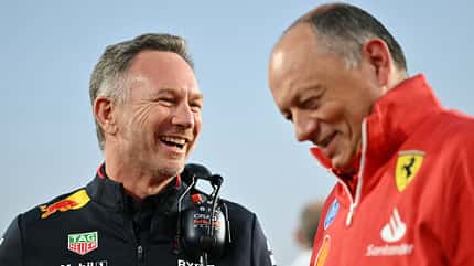 Christian Horner - Frédéric Vasseur - Red Bull - Ferrari - Formel 1 - 2024 Christian Horner - Frédéric Vasseur - Red Bull - Ferrari - Formel 1 - 2024