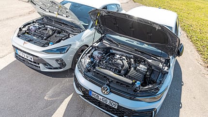 VW Golf 1.5 TSI und Cupra Leon 1.5 eTSI, AMS Vergleichstest, ams1025 VW Golf 1.5 TSI und Cupra Leon 1.5 eTSI