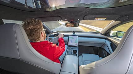 VW ID.7, Audi A6, BMW i5 und Nio ET5, AMS Vergleichstest, ams1025 Nio ET5 Touring 100 kWh, Cockpit