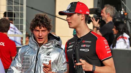 Oliver Bearman & Kimi Antonelli - GP Bahrain 2025 Oliver Bearman & Kimi Antonelli - GP Bahrain 2025