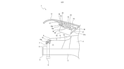 Subaru Patent beweglicher Frunk, beweglicher Kofferraum vorn, Elektroauto, Patent 1, 05/2025 Subaru Patent 1 beweglicher Frunk