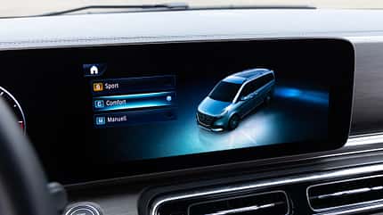 Mercedes V 300 d, Display