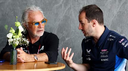 Flavio Briatore & Oliver Oakes - Alpine - GP Saudi-Arabien 2025 Flavio Briatore & Oliver Oakes - Alpine - GP Saudi-Arabien 2025