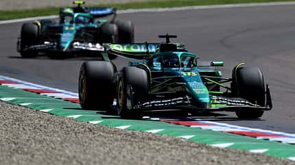 Fernando Alonso - Lance Stroll - Aston Martin - Formel 1 - GP Emilia Romagna - Imola - 16. Mai 2025 Fernando Alonso - Lance Stroll - Aston Martin - Formel 1 - GP Emilia Romagna - Imola - 16. Mai 2025