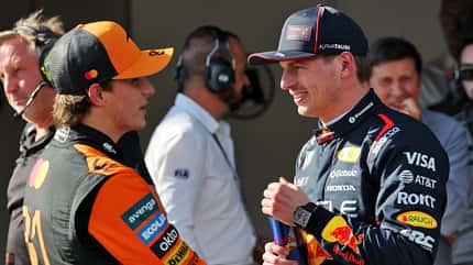 Oscar Piastri - McLaren - Max Verstappen - Red Bull - Formel 1 - GP Emilia Romagna - Imola - 17. Mai 2025 Oscar Piastri - McLaren - Max Verstappen - Red Bull - Formel 1 - GP Emilia Romagna - Imola - 17. Mai 2025
