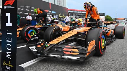 Oscar Piastri - Lando Norris - McLaren - Formel 1 - GP Spanien - Barcelona - 31. Mai 2025 Oscar Piastri - Lando Norris - McLaren - Formel 1 - GP Spanien - Barcelona - 31. Mai 2025