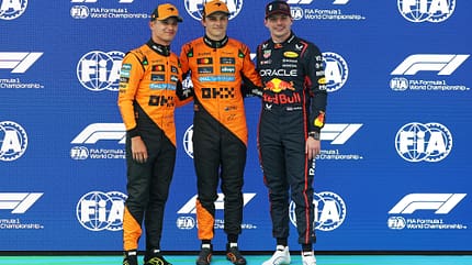 Lando Norris - Oscar Piastri - Max Verstappen - Formel 1 - GP Spanien - Barcelona - 31. Mai 2025 Lando Norris - Oscar Piastri - Max Verstappen - Formel 1 - GP Spanien - Barcelona - 31. Mai 2025