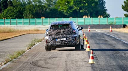 BMW iX3 Prototyp, AMS Einzeltest BMW iX3
