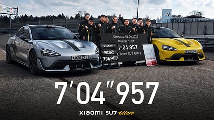 06/2025, Xiaomi SU7 Ultra Nürburgring Nordschleife Rekord Xiaomi SU7 Ultra Nürburgring Nordschleife Rekord