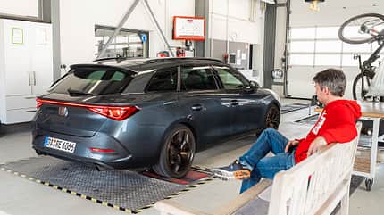 Cupra Leon ST Dauertest, AMS Einzeltest, ams1425 Cupra Leon ST, Prüfstand