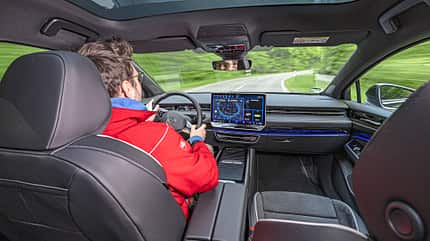 VW ID.7, Hyundai Ioniq 6, BYD Seal und Xpeng P7, AMS Vergleichstest, ams1425 VW ID.7, Cockpit