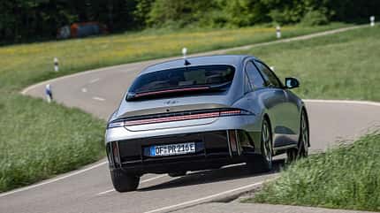 VW ID.7, Hyundai Ioniq 6, BYD Seal und Xpeng P7, AMS Vergleichstest, ams1425 Hyundai Ioniq 6