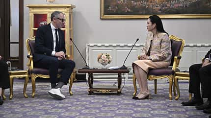 Stefano Domenicali & Thailands Ministerpräsidentin Paetongtarn Shinawatra - 2025 Stefano Domenicali & Thailands Ministerpräsidentin Paetongtarn Shinawatra - 2025