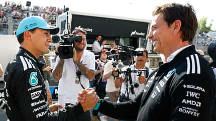 Toto Wolff - George Russell - Mercedes - GP Kanada 2025 - Montreal - Formel 1