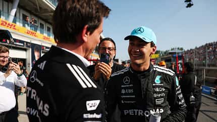 Toto Wolff - George Russell - Mercedes - GP Kanada 2025 - Montreal - Formel 1 Toto Wolff - George Russell - Mercedes - GP Kanada 2025 - Montreal - Formel 1