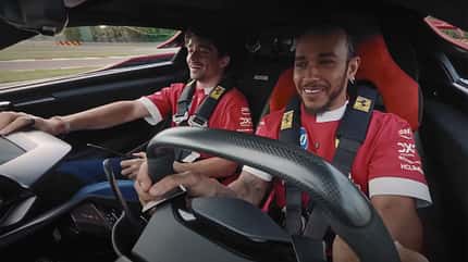 Lewis Hamilton & Charles Leclerc - Ferrari F80 - Fiorano - 2025 Lewis Hamilton & Charles Leclerc - Ferrari F80 - Fiorano - 2025